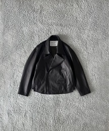 my beautiful landlet（マイビューティフルランドレット）の「my beautiful landlet Leather riders jacket（テーラードジャケット）」