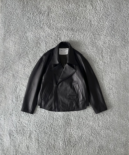 my beautiful landlet(マイビューティフルランドレット)の「my beautiful landlet Leather riders jacket(テーラードジャケット・メンズ・ブラック・1)」の11枚目の写真