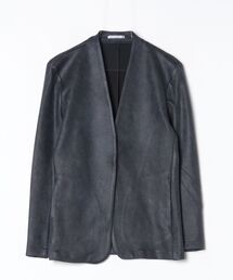 HIGH STREET（ハイストリート）の「ＨＩＧＨ　ＳＴＲＥＥＴ∴テックスエードムラプリントノーカラーＪＫ（Tシャツ/カットソー）」