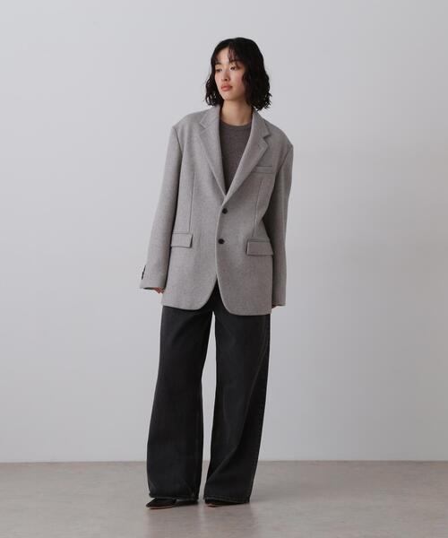 YLEVE(イレーヴ)の「YLEVE / 13.5oz DENIM HIGH WAIST WIDE(デニムパンツ・レディース・グレー・0/2/1)」の17枚目の写真