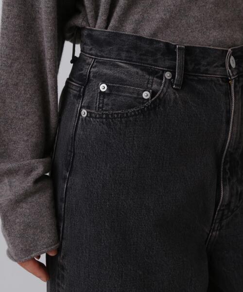 YLEVE(イレーヴ)の「YLEVE / 13.5oz DENIM HIGH WAIST WIDE(デニムパンツ・レディース・グレー・0/2/1)」の5枚目の写真