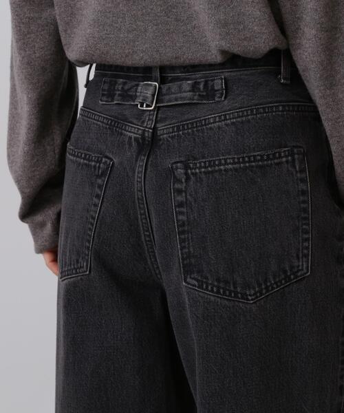YLEVE(イレーヴ)の「YLEVE / 13.5oz DENIM HIGH WAIST WIDE(デニムパンツ・レディース・グレー・0/2/1)」の6枚目の写真