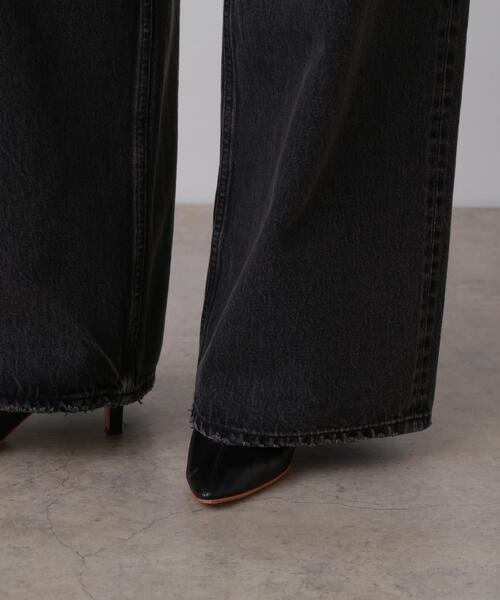 YLEVE(イレーヴ)の「YLEVE / 13.5oz DENIM HIGH WAIST WIDE(デニムパンツ・レディース・グレー・0/2/1)」の7枚目の写真