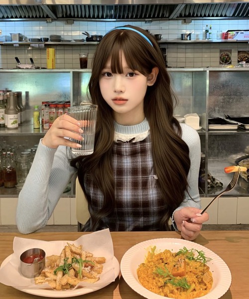 gossip！ロサンゼルス（ゴシップロサンゼルス）の「【Y2Kガーリー】チェック柄 サロペットワンピース ジャンパースカート（ワンピース・レディース・チェック・M）」の10枚目の写真