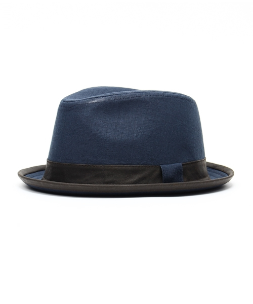 BEAMS（ビームス）の「BEAMS / リネン中折ハット（ハット・メンズ・ネイビー/ブラック/ベージュ・ONE SIZE）」の3枚目の写真