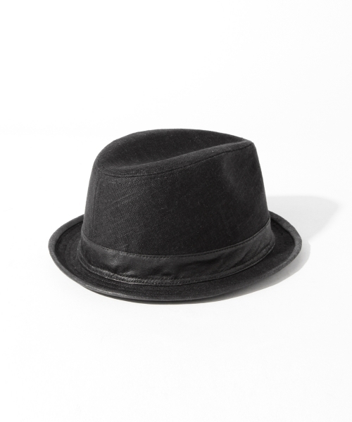 BEAMS（ビームス）の「BEAMS / リネン中折ハット（ハット・メンズ・ネイビー/ブラック/ベージュ・ONE SIZE）」の7枚目の写真