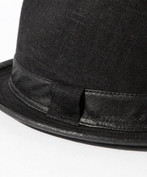 BEAMS（ビームス）の「BEAMS / リネン中折ハット（ハット・メンズ・ネイビー/ブラック/ベージュ・ONE SIZE）」の18枚目の写真