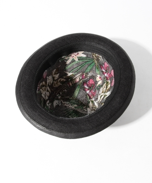 BEAMS（ビームス）の「BEAMS / リネン中折ハット（ハット・メンズ・ネイビー/ブラック/ベージュ・ONE SIZE）」の14枚目の写真