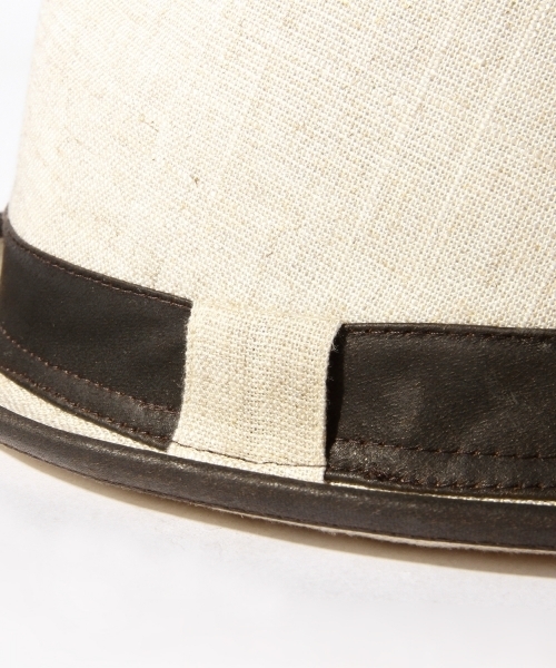 BEAMS（ビームス）の「BEAMS / リネン中折ハット（ハット・メンズ・ネイビー/ブラック/ベージュ・ONE SIZE）」の17枚目の写真