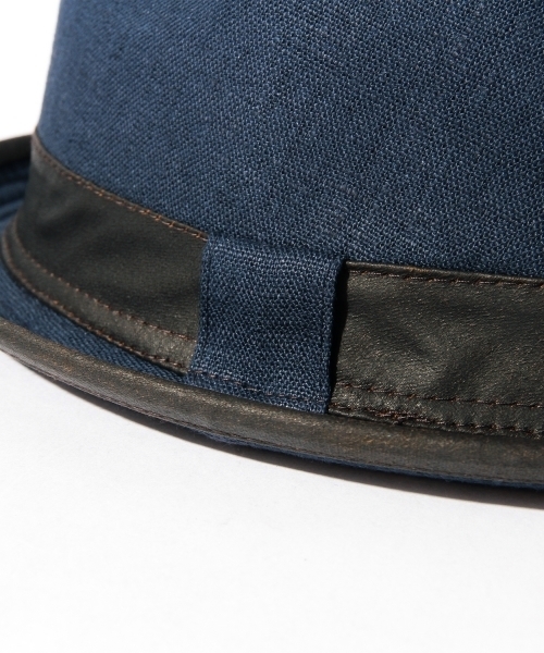 BEAMS（ビームス）の「BEAMS / リネン中折ハット（ハット・メンズ・ネイビー/ブラック/ベージュ・ONE SIZE）」の12枚目の写真