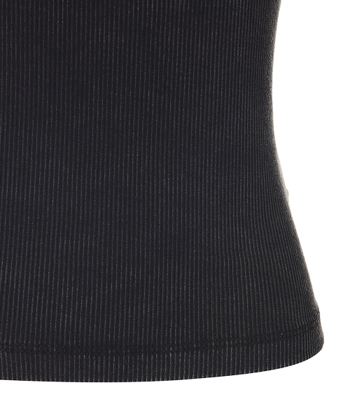 BLACK BLOND(ブラック ブロンド)の「8287 ロゴヴィンテージノースリーブTシャツ(チャコール)(Tシャツ/カットソー・レディース・その他・FREE)」の3枚目の写真