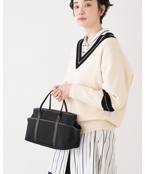 collex(コレックス)の「【Latt】Resaキャンバス3wayトートバッグ(トートバッグ・レディース・ブラック/ホワイト・フリー)」の21枚目の写真
