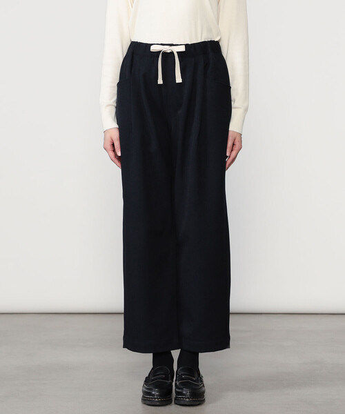 DANTON(ダントン)の「DANTON | フランネル 2タックイージーパンツ WOMEN(その他パンツ・レディース・ダークネイビー/ダークグレー・36)」の9枚目の写真
