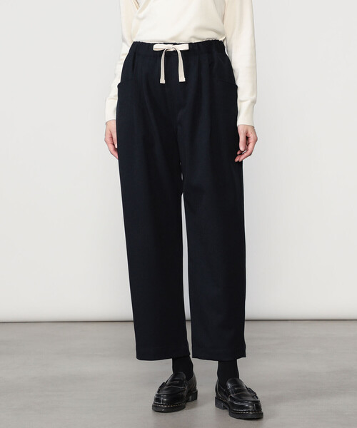 DANTON(ダントン)の「DANTON | フランネル 2タックイージーパンツ WOMEN(その他パンツ・レディース・ダークネイビー/ダークグレー・36)」の13枚目の写真