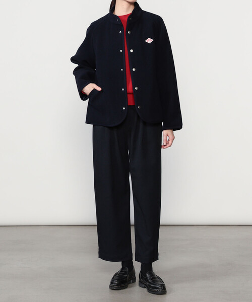 DANTON(ダントン)の「DANTON | フランネル 2タックイージーパンツ WOMEN(その他パンツ・レディース・ダークネイビー/ダークグレー・36)」の14枚目の写真