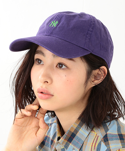 NEW ERA（ニューエラ）の「【FUDGE5月号掲載】【予約】NEW ERA×BEAMS BOY / 別注 チビロゴベースボールキャップ（キャップ・レディース・ホワイト系その他/クリーム/サックスブルー/ネイビー/パープル/ピンク/ブルー系その他・ONE SIZE）」の7枚目の写真