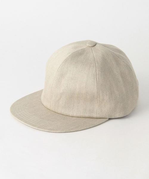 BEAUTY&YOUTH UNITED ARROWS（ビューティーアンドユースユナイテッドアローズ）の「BY リネン ベースボール キャップ◆（キャップ・メンズ・ベージュ/オリーブ/ブラック/ダークグレー・フリー）」の3枚目の写真