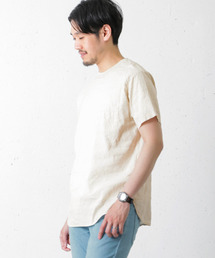 URBAN RESEARCH DOORS MENS | DOORS ストレッチリネン布帛Tee(シャツ/ブラウス)