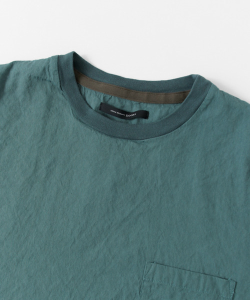 URBAN RESEARCH DOORS MENS（アーバンリサーチ ドアーズ メンズ）の「DOORS ストレッチリネン布帛Tee（シャツ/ブラウス・メンズ・アイボリー/オレンジ/ブルー系その他/ネイビー・40/38）」の22枚目の写真