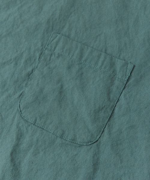 URBAN RESEARCH DOORS MENS（アーバンリサーチ ドアーズ メンズ）の「DOORS ストレッチリネン布帛Tee（シャツ/ブラウス・メンズ・アイボリー/オレンジ/ブルー系その他/ネイビー・40/38）」の13枚目の写真