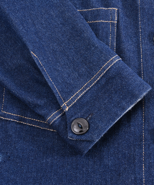 POU DOU DOU（プードゥドゥ）の「パッチポケット付きGジャン（その他アウター・レディース・アイボリー/グリーン/インディゴブルー/イエロー・3）」の11枚目の写真