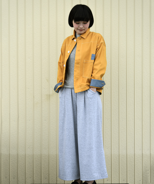 POU DOU DOU（プードゥドゥ）の「パッチポケット付きGジャン（その他アウター・レディース・アイボリー/グリーン/インディゴブルー/イエロー・3）」の13枚目の写真