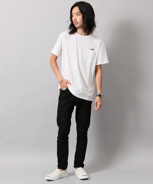 DELUXE(デラックス)の「DELUXE デラックス 別注 半袖 Tシャツ ARMY TEE(Tシャツ/カットソー・メンズ・ホワイト/オリーブ・L/M)」の11枚目の写真
