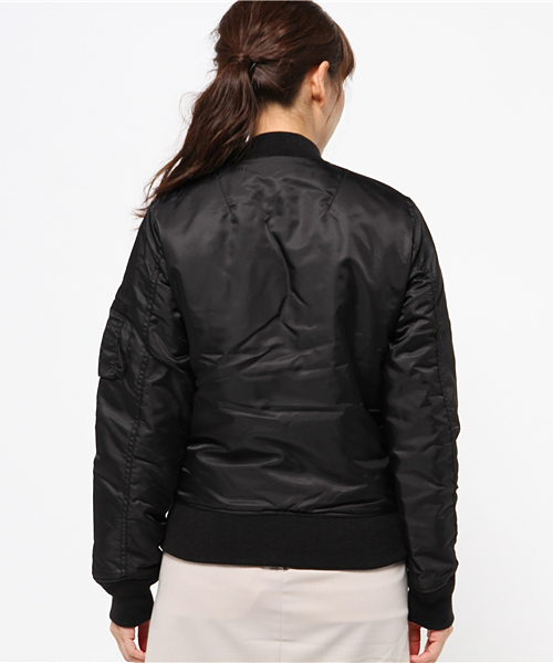 KIFFE(キッフェ)の「KIFFE:MA-1(MA-1・レディース・ベージュ/ブラック・ONE SIZE)」の9枚目の写真