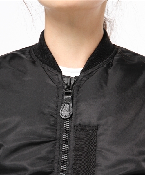 KIFFE(キッフェ)の「KIFFE:MA-1(MA-1・レディース・ベージュ/ブラック・ONE SIZE)」の10枚目の写真