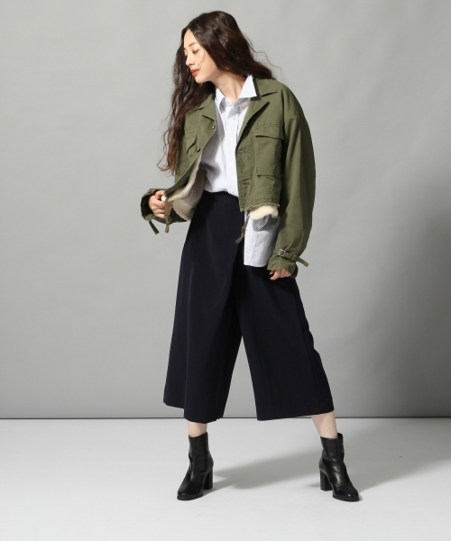 HARE（ハレ）の「アシメラップクロップドパンツ(HARE)（その他パンツ・レディース・グレー系その他/ネイビー/レッド系その他/グレー・SMALL/MEDIUM）」の18枚目の写真