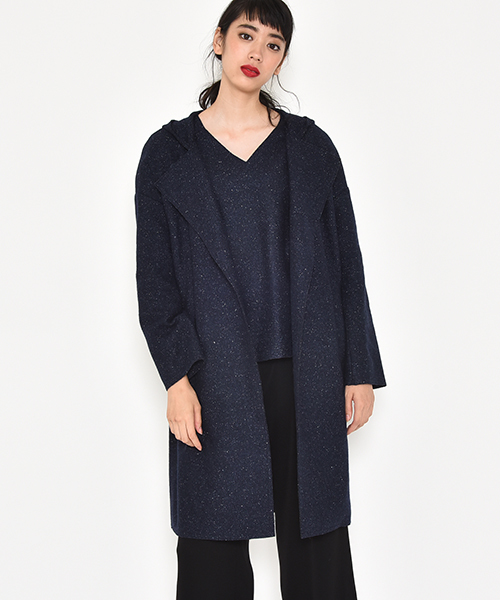 Droite lautreamont（ドロワットロートレアモン）の「クラシックミルドコート（その他アウター・レディース・グレー/ネイビー・M）」の2枚目の写真