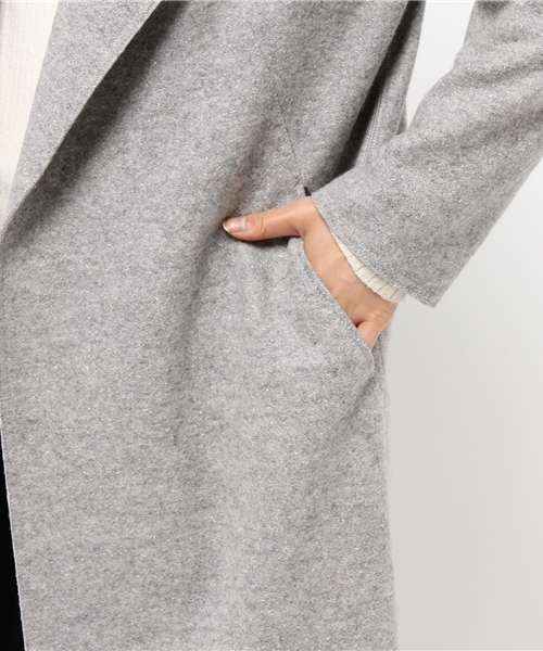 Droite lautreamont（ドロワットロートレアモン）の「クラシックミルドコート（その他アウター・レディース・グレー/ネイビー・M）」の5枚目の写真