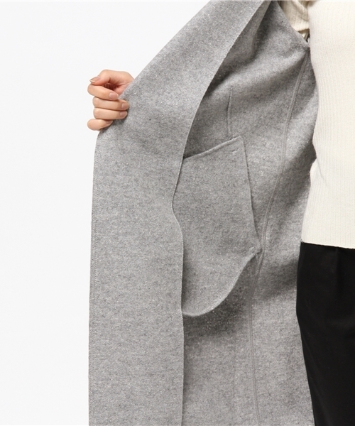 Droite lautreamont（ドロワットロートレアモン）の「クラシックミルドコート（その他アウター・レディース・グレー/ネイビー・M）」の7枚目の写真
