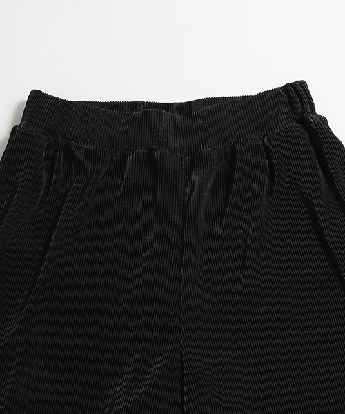 WEGO（ウィゴー）の「WEGO/サテンプリーツワイドパンツ（その他パンツ・レディース・ブラック/サックスブルー/アイボリー/ライトピンク・FREE）」の11枚目の写真