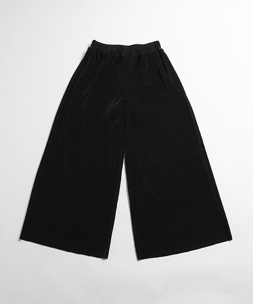 WEGO（ウィゴー）の「WEGO/サテンプリーツワイドパンツ（その他パンツ・レディース・ブラック/サックスブルー/アイボリー/ライトピンク・FREE）」の20枚目の写真