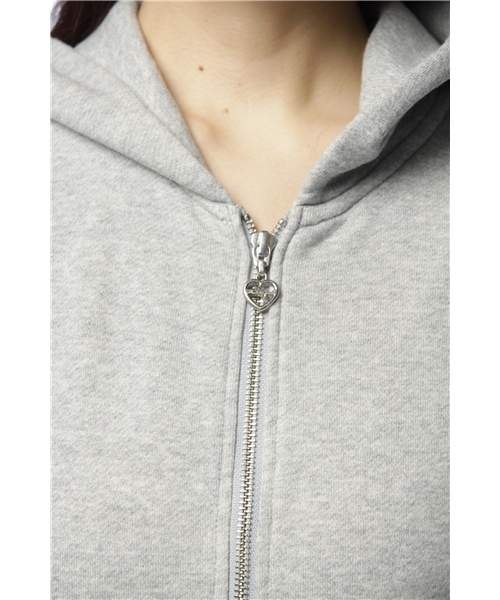 MILKFED.(ミルクフェド)の「ZIP UP HOODY 80SFONT(パーカー・レディース・ブラック/アッシュグレー/ピンク・X-SMALL/SMALL)」の7枚目の写真
