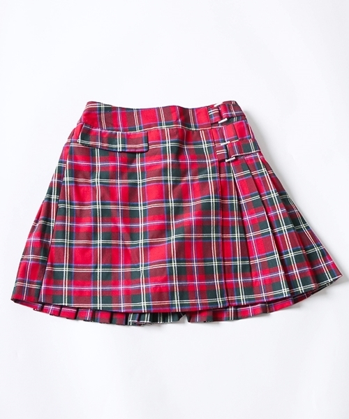 WEGO（ウィゴー）の「WEGO/フラップベルトプリーツスカパン（スカート・レディース・ブラック/レッド系その他/イエロー系その他/グリーン系その他/インディゴブルー・FREE）」の20枚目の写真