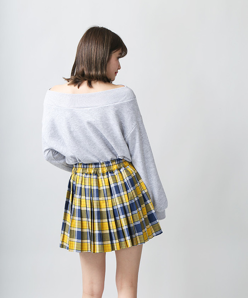 WEGO（ウィゴー）の「WEGO/フラップベルトプリーツスカパン（スカート・レディース・ブラック/レッド系その他/イエロー系その他/グリーン系その他/インディゴブルー・FREE）」の15枚目の写真