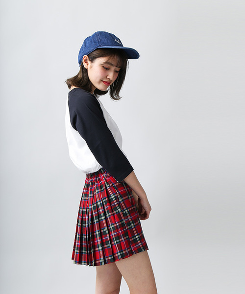 WEGO（ウィゴー）の「WEGO/フラップベルトプリーツスカパン（スカート・レディース・ブラック/レッド系その他/イエロー系その他/グリーン系その他/インディゴブルー・FREE）」の17枚目の写真