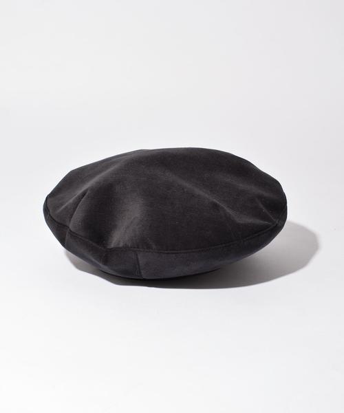 SHIPS（シップス）の「コーデュロイベレー帽◇（ハンチング/ベレー帽・レディース・レッド/ブラック/ベージュ・ONE SIZE）」の4枚目の写真