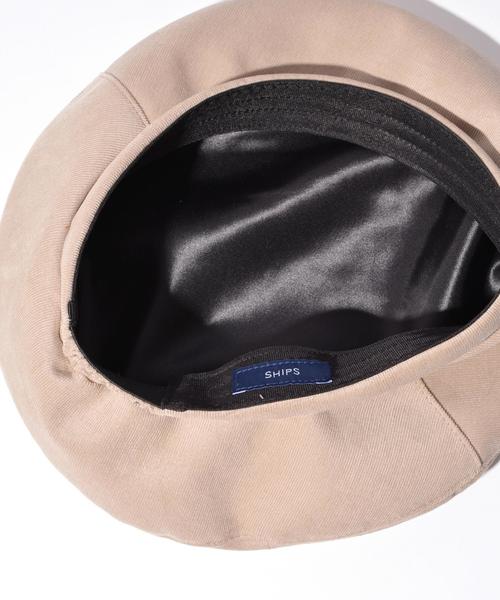 SHIPS（シップス）の「コーデュロイベレー帽◇（ハンチング/ベレー帽・レディース・レッド/ブラック/ベージュ・ONE SIZE）」の7枚目の写真