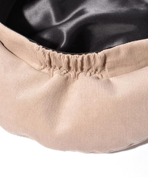 SHIPS（シップス）の「コーデュロイベレー帽◇（ハンチング/ベレー帽・レディース・レッド/ブラック/ベージュ・ONE SIZE）」の8枚目の写真