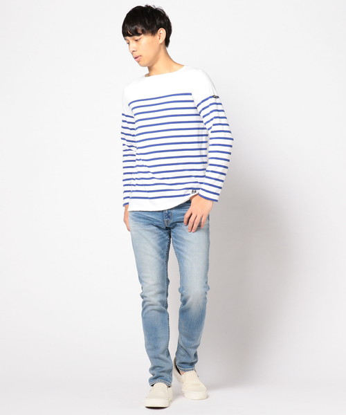 SHIPS(シップス)の「SC: セルビッジ ユーズド加工 テーパード デニムパンツ(デニムパンツ・メンズ・ネイビー/ブルー/ダークブルー/ロイヤルブルー/コバルトブルー・32/30/31/33/34/29)」の17枚目の写真