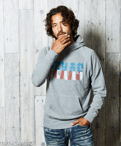 TMT（ティーエムティー）の「GAZE MINI FRENCH TERRY PULLOVER PARKA