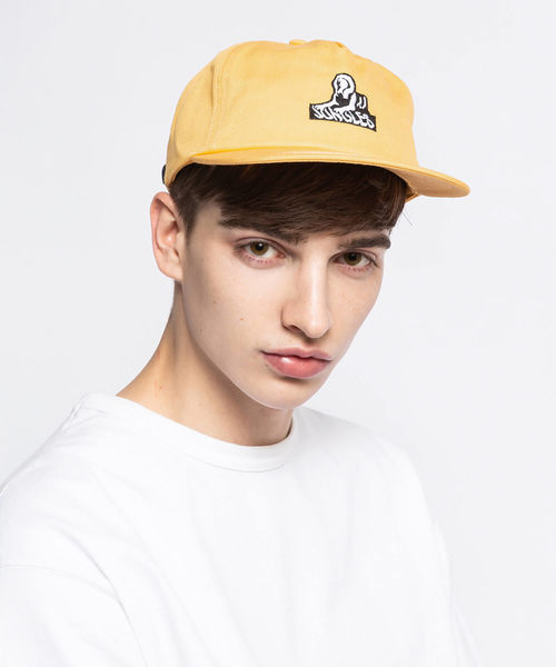 JUNGLES（ジャングルス）の「JUNGLES/ジャングルス SPHINX LOGO CORD/TWILL CAP（キャップ・メンズ・ブラック/マスタード・FREE）」の2枚目の写真
