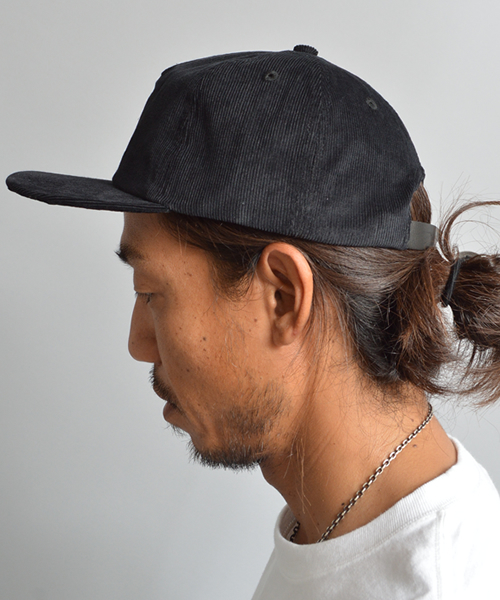 JUNGLES（ジャングルス）の「JUNGLES/ジャングルス SPHINX LOGO CORD/TWILL CAP（キャップ・メンズ・ブラック/マスタード・FREE）」の6枚目の写真