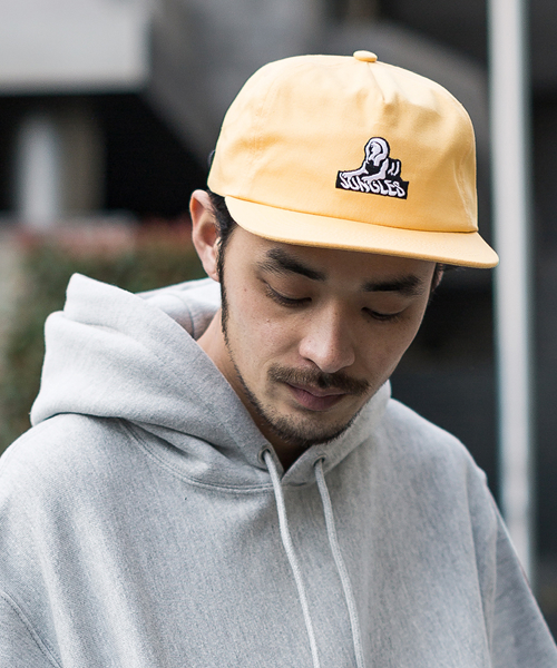 JUNGLES（ジャングルス）の「JUNGLES/ジャングルス SPHINX LOGO CORD/TWILL CAP（キャップ・メンズ・ブラック/マスタード・FREE）」の11枚目の写真