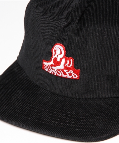 JUNGLES（ジャングルス）の「JUNGLES/ジャングルス SPHINX LOGO CORD/TWILL CAP（キャップ・メンズ・ブラック/マスタード・FREE）」の3枚目の写真