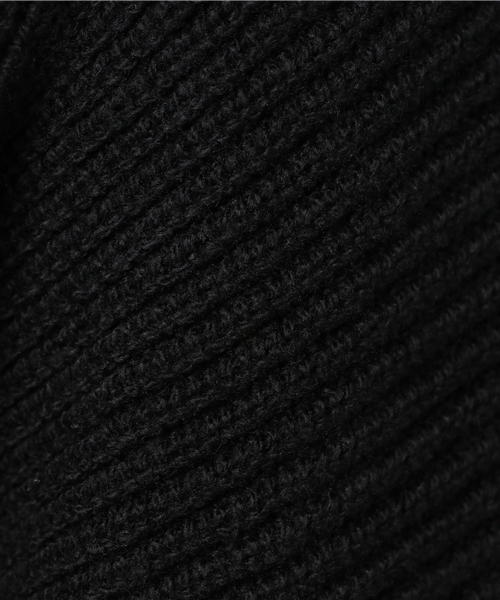 Khaju（カージュ）の「Khaju:エンブロイダリーアゼプルオーバー（ニット/セーター・レディース・ブラック/ワイン・ONE SIZE）」の8枚目の写真