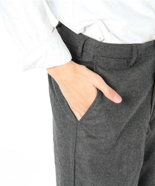 BEAMS PLUS（ビームスプラス）の「BEAMS PLUS / プレーンフロントパンツ（Flannel）（その他パンツ・メンズ・グレー・SMALL/MEDIUM/LARGE/X-LARGE）」の5枚目の写真